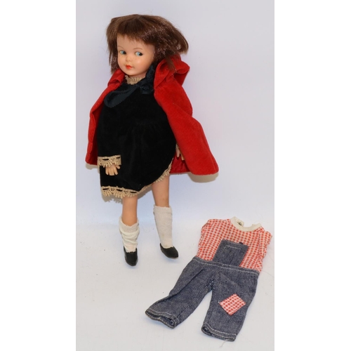 208 - Sindy; Patch doll, back stamped Made in Hong Kong, wearing  1966 Birthday Party outfit, and patch du... 