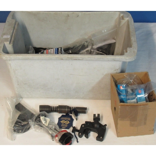 51 - Collection of misc. items inc. bulbs, gun mounting kit, sight mounts, etc.