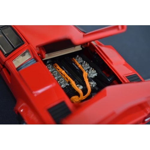 308 - Boxed Franklin Mint 1/24 scale highly detailed diecast Lamborghini Countach 5000S model in mint cond... 