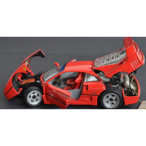 309 - Boxed Franklin Mint 1/24 scale highly detailed diecast Ferrari F40 model in mint condition with orig... 