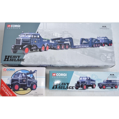 314 - Corgi 1/50 diecast Pickfords vehicle collection to include 16601 Scammell Highwayman Ballast and Lan... 