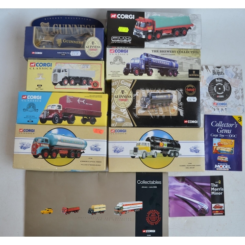 316 - Eight boxed Corgi 1/50 scale diecast vehicle models to include 3 Guinness trucks, 97162 Atkinson Ell... 