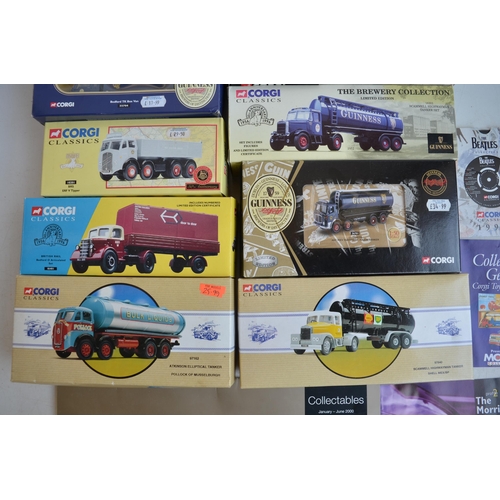 316 - Eight boxed Corgi 1/50 scale diecast vehicle models to include 3 Guinness trucks, 97162 Atkinson Ell... 