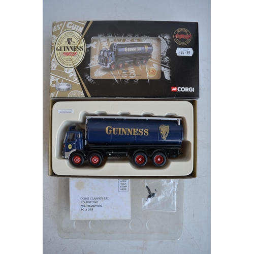 316 - Eight boxed Corgi 1/50 scale diecast vehicle models to include 3 Guinness trucks, 97162 Atkinson Ell... 