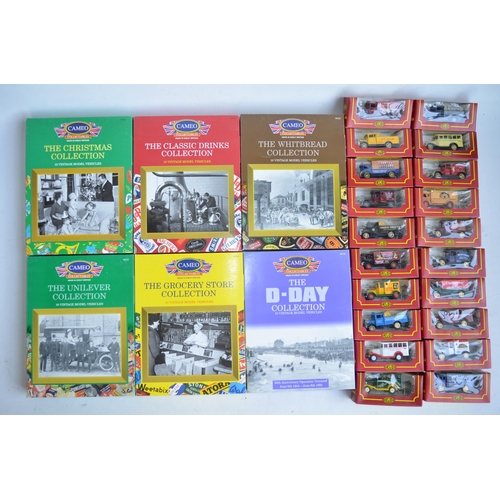 335 - Collection of boxed Corgi Cameo model vehicles to include 6x multi vehicle sets and 20 singles, cont... 