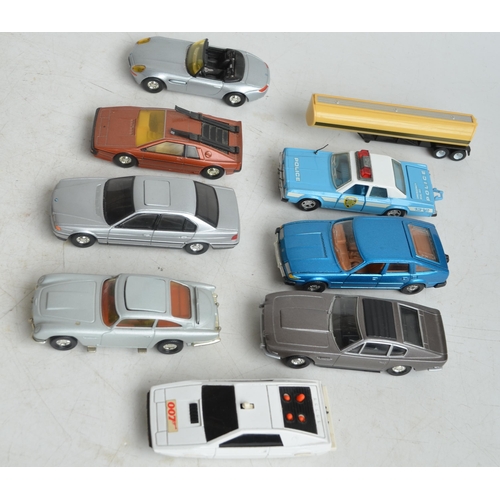 338 - Collection of previously used diecast models, many vintage TV and film related to include Starsky An... 