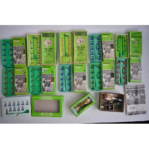 354 - Collection of 11 boxed Subbuteo figure sets (to include 1982 England World Cup Squad, interchangeabl... 