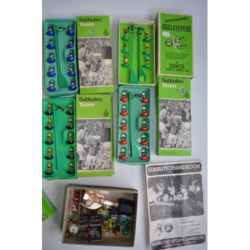 354 - Collection of 11 boxed Subbuteo figure sets (to include 1982 England World Cup Squad, interchangeabl... 