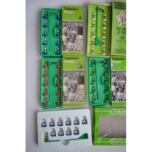 354 - Collection of 11 boxed Subbuteo figure sets (to include 1982 England World Cup Squad, interchangeabl... 