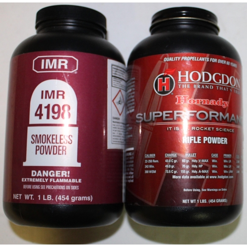 96 - 1LB IMR smokeless powder, Hodgdon rifle powder. 1LB (Shotgun certificate required)