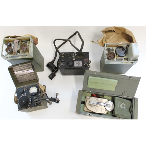 873 - Selection of British military radio equipment and power units incl. WWII period Aerial Coupling Equi... 