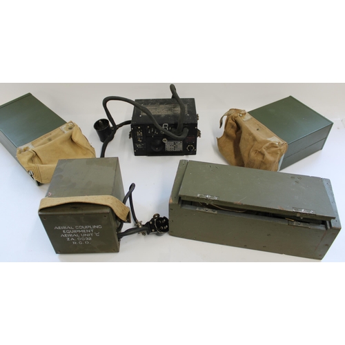 873 - Selection of British military radio equipment and power units incl. WWII period Aerial Coupling Equi... 