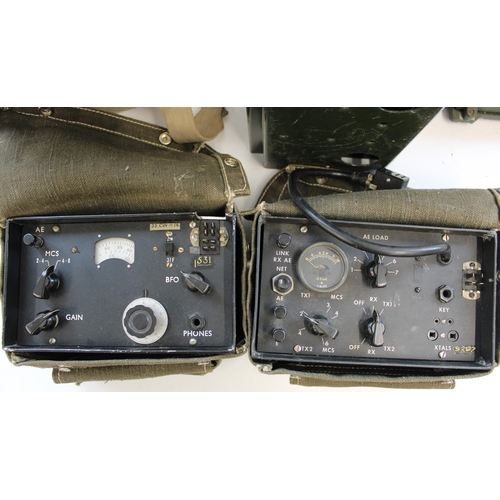 877 - Selection of military radio equipment incl. BAOR issue PSU & LF Amplifier ZA 35737, Racal MA-4204 cr... 