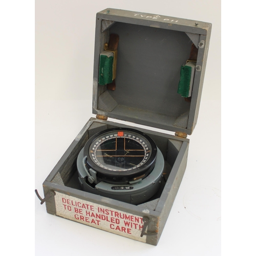 859 - RAF Type p11 Aircraft Compass in original case