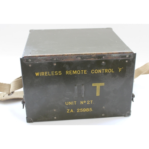 927 - WWII period British Army Wireless remote control unit 'F' No. 2T ZA25985