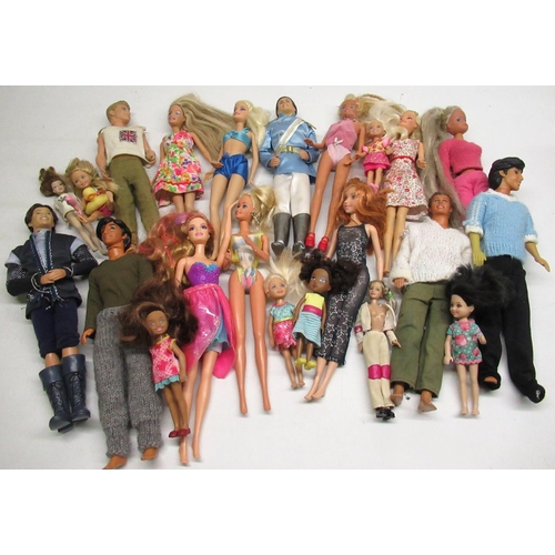 246 - Ten 1980s-2000s Mattel Barbie and Ken dolls, four other dolls and a quantity of Mattel 'Skipper' dol... 