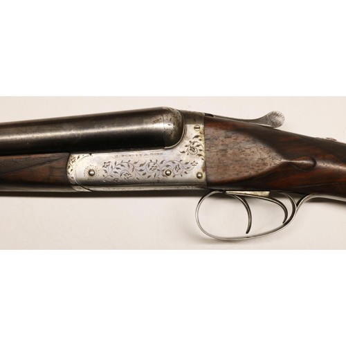 16B Purdey side-by-side double trigger ejector shotgun, barrel length 30", length of pull 14.2",Serial no. 19270, in original fitted leather 2 strap case, with original Purdey label and original 'Charges for Gun' label, with set of ebony and brass cleaning rods with brushes and a cleaning case (Shotgun Certificate Required)