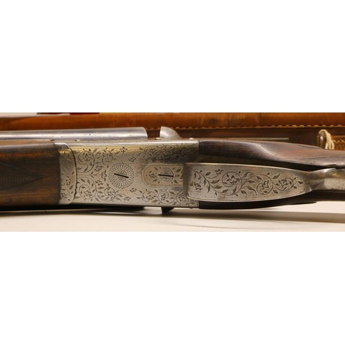 240 - 16B Purdey side-by-side double trigger ejector shotgun, barrel length 30