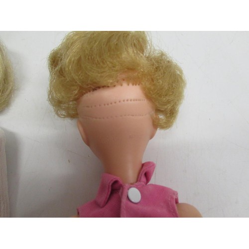 202 - Sindy; Vicki 1968, back of head stamped Hong Kong, and another similar doll (2)