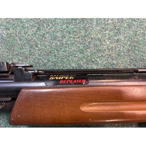 214 - ASI Rapid Fire Sniper Repeater break barrel air rifle with 18