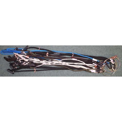 167 - Collection of rope dog leads (as new)