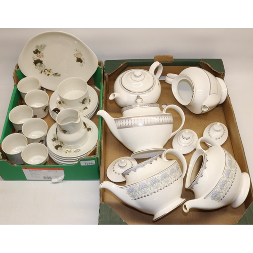 1276 - Royal Doulton Westwood 21 piece part teaset TC1025, five as new Royal Doulton tea and coffee pots (2... 