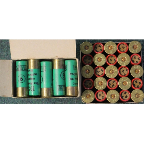 191 - Box of vintage Duncan's Special Load 12-bore cartridges, and a box of BASC 75 anniversary cartridges... 