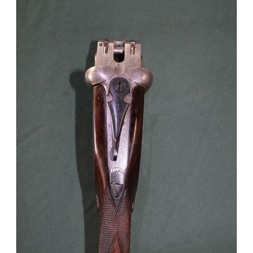 240A - Cased 12B James Purdey & Sons side by side self opening sidelock ejector shotgun with 30