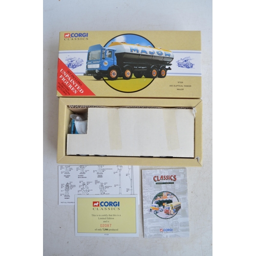 111 - Five Corgi 1/50 scale diecast truck models to include limited edition CC12601 Scammell Crusader (121... 