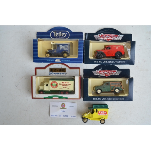 112 - Collection of diecast model vehicles and trucks from Corgi, Oxford Diecast and Lledo to include limi... 