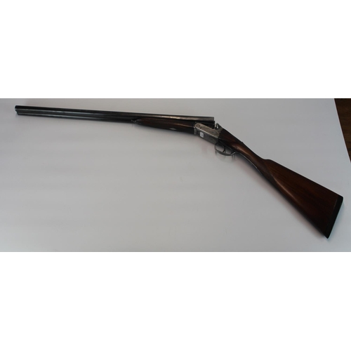 256B - Sarasquetta sbs 12b ejector shotgun.  Barrel length 26