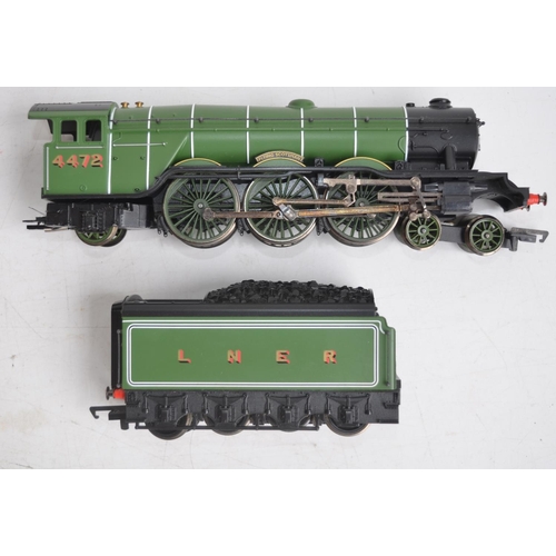 75 - Hornby OO gauge R1019 Flying Scotsman and R903 Rural Rambler electric train sets (both incomplete, m... 