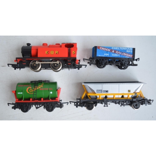 75 - Hornby OO gauge R1019 Flying Scotsman and R903 Rural Rambler electric train sets (both incomplete, m... 