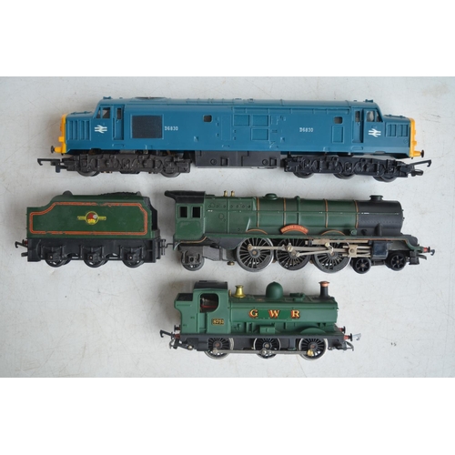 78 - Boxed Hornby Tri-Ang OO gauge electric train set RS24, 0-4-0 tank engine with 3 goods wagons and 3 o... 