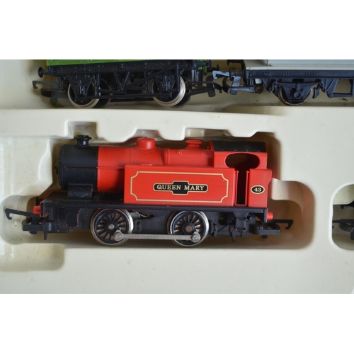 83 - Hornby OO gauge Freight Hauler set (incomplete, no track and other accessories but extra rolling sto... 