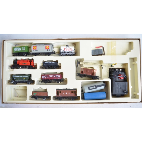 83 - Hornby OO gauge Freight Hauler set (incomplete, no track and other accessories but extra rolling sto... 