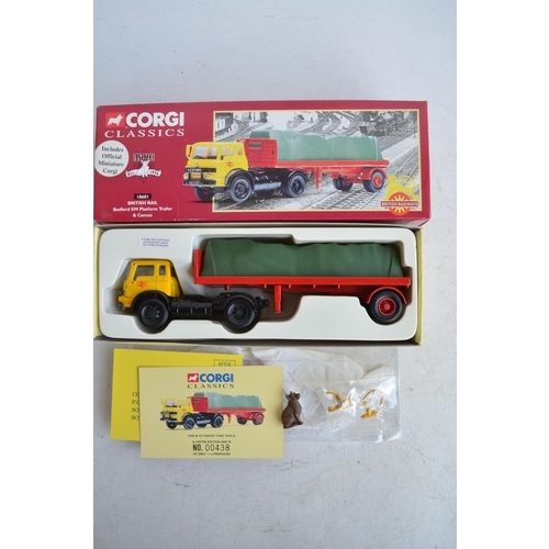 111 - Five Corgi 1/50 scale diecast truck models to include limited edition CC12601 Scammell Crusader (121... 