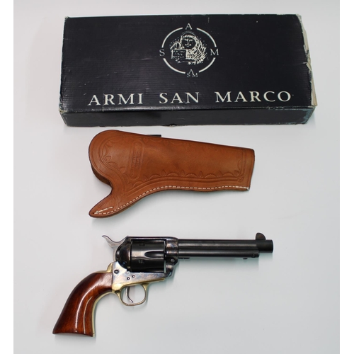 1419 - Armi San Marco Colt .45 replica with leather holster