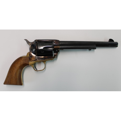 1420 - Armi San Marco Colt .45 replica with 6 1/2 inch barrel complete with leather holster