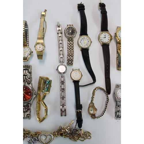 1434 - Collection of ladies and men's wristwatches to include Seiko, Tag Hauer, Sekonda etc.