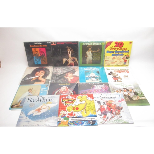 1310 - Mixed collection of LPs inc. Shirley Bassey, Louis Armstrong, Shakin Stevens, Kylie Minogue, Boney M... 