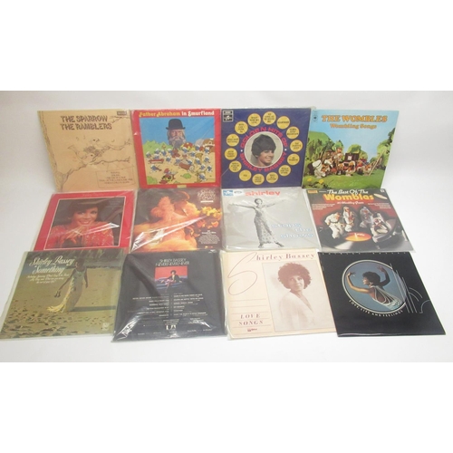 1310 - Mixed collection of LPs inc. Shirley Bassey, Louis Armstrong, Shakin Stevens, Kylie Minogue, Boney M... 