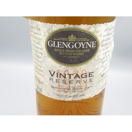 802 - Glengoyne Vintage Reserve 1970 No.000995 of 1200 bottles, Single Highland Malt Scotch Whisky, 70cl 4... 