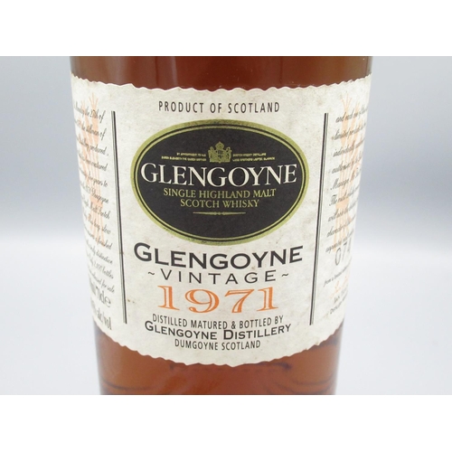 803 - Glengoyne Vintage 1971 No.74 of 2100 bottles, Single Highland Malt Scotch Whisky, 70cl 48.5%vol