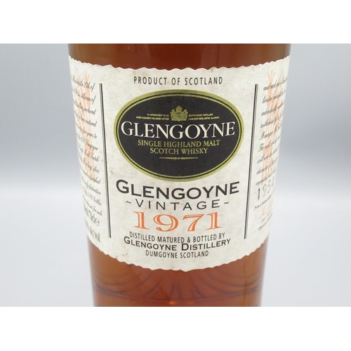 804 - Glengoyne Vintage 1971 No.1954 of 2100 bottles, Single Highland Malt Scotch Whisky, 70cl 48.5%vol