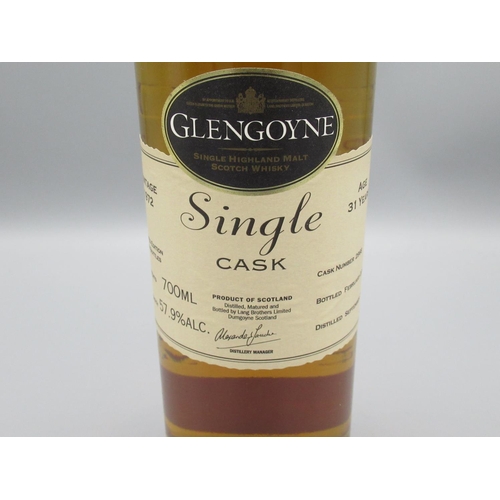 810 - Glengoyne 31 year old single cask, Cask No. 2968, Distilled 1972 Bottled 2004, Limited Edition of 54... 