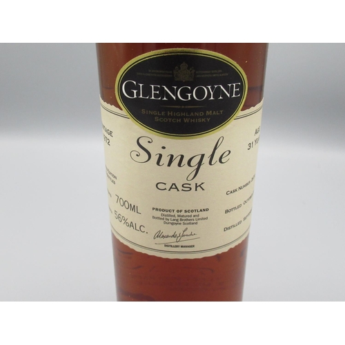 812 - Glengoyne 31 year old single cask, Cask No. 2970, Distilled 1972 Bottled 2003, Limited Edition of 51... 