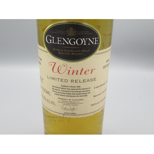 814 - Glengoyne Winter 1984 Limited Release 19 year old Single Highland Malt Scotch Whisky, Cask no.1464 b... 