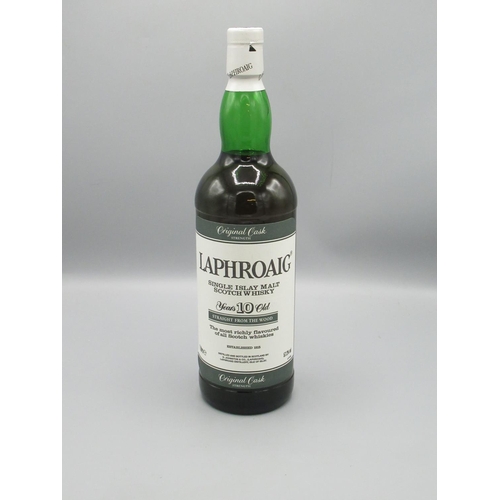 816 - Laphroaig 10 Year Old Original Cask Strength, Single Islay Malt Scotch Whisky, 1 Litre 57.3%vol,