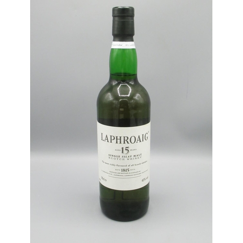 817 - Laphroaig 15 Year Old Single Islay Malt Scotch Whisky, 43% vol 70cl